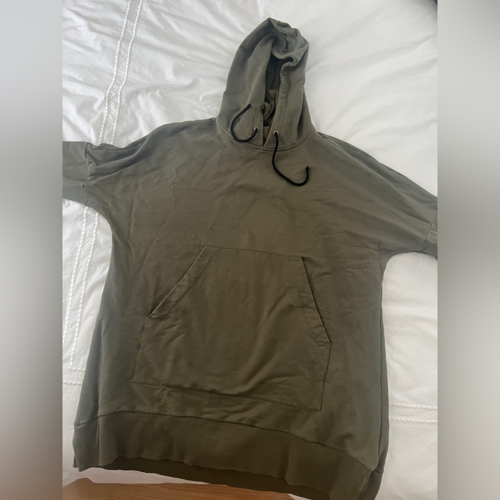 Marcella hoodie sweatshirt with built in/attached turtle neck